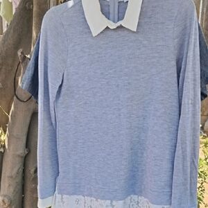 DR2 Gray and White Sweaters with Classic Design